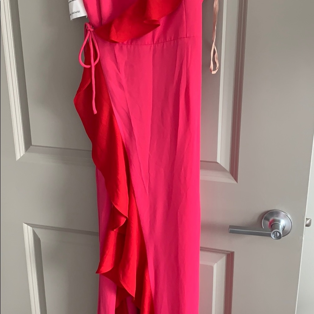 Frame Partners pink red dress - Picture 6 of 8